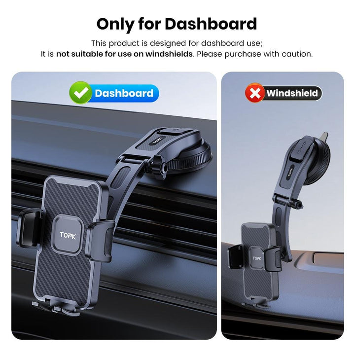 TOPK D34N Magsafe Phone Mount For Car Dashboard - TOPK Official Store