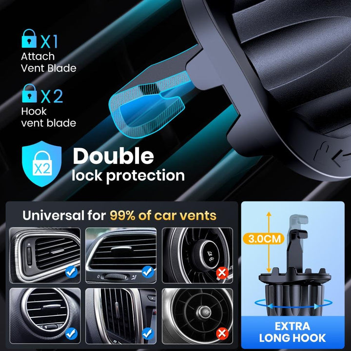 TOPK D36G Phone Mount For Car Air Vent - TOPK Official Store