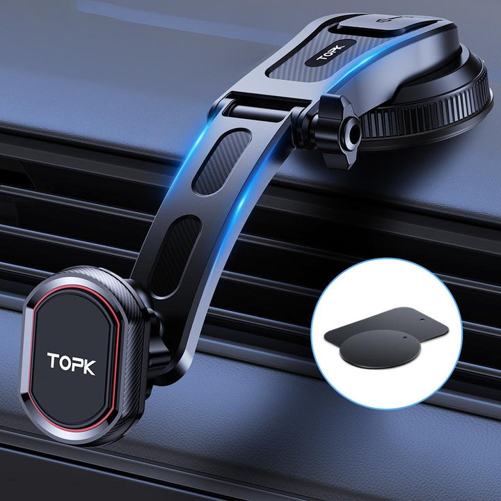 TOPK D37C Magnetic Phone Mount For Car Dashboard - TOPK Official Store