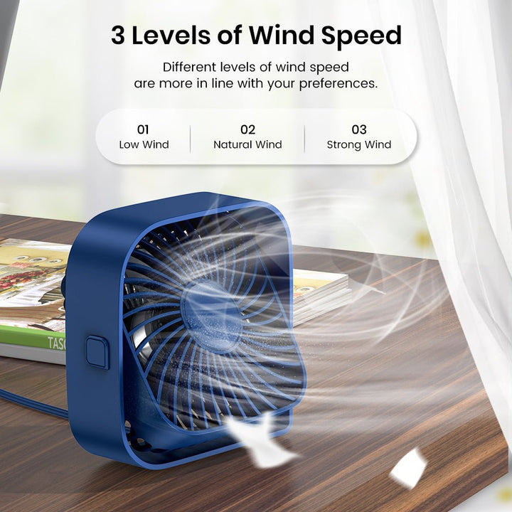 TOPK K50 Mini Desk Fan - TOPK Official Store